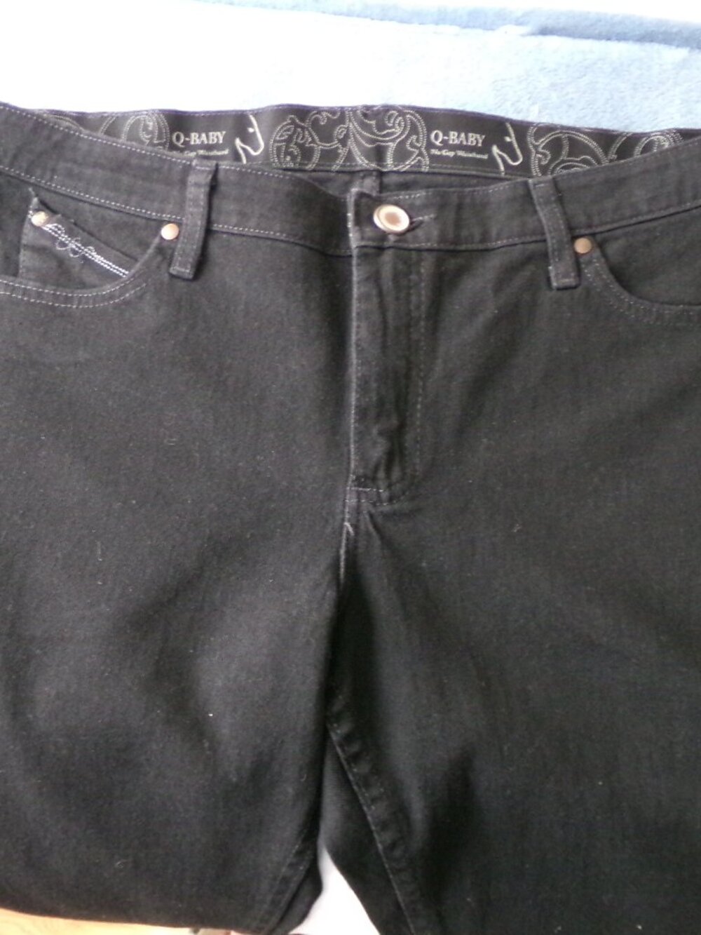 NEW Wrangler Q-Baby Black JBootcut Jeans 13/14 X 32"